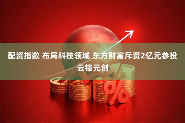 配资指数 布局科技领域 东方财富斥资2亿元参投云锋元创